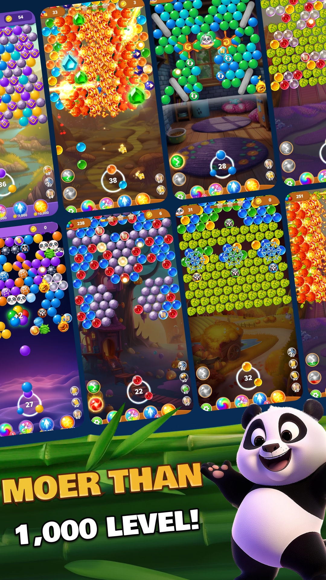 اسکرین شات 1 بازی Bubble Shooter Sweet Panda