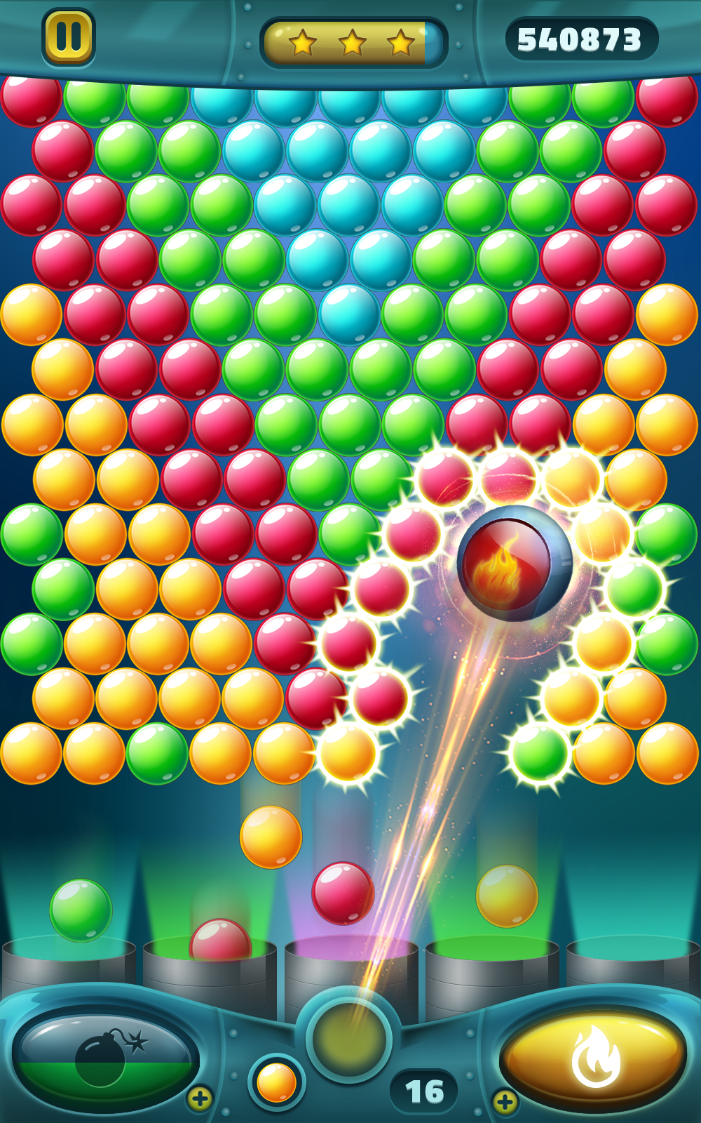 اسکرین شات 3 بازی Break the Bubbles