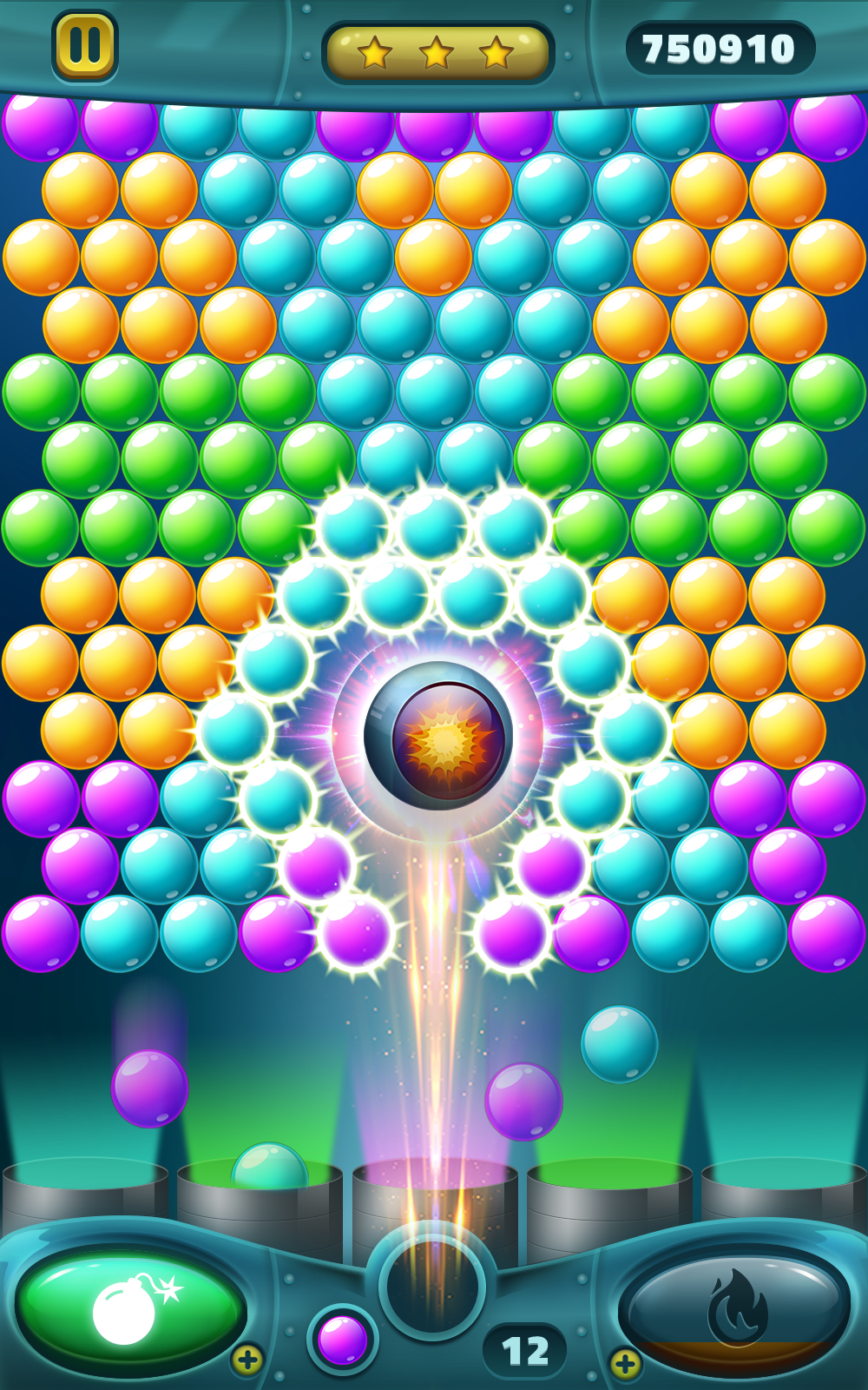 اسکرین شات 5 بازی Break the Bubbles