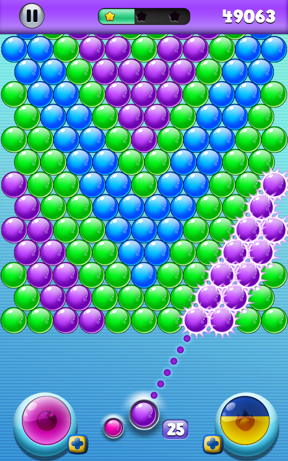 اسکرین شات 3 بازی Offline Bubbles