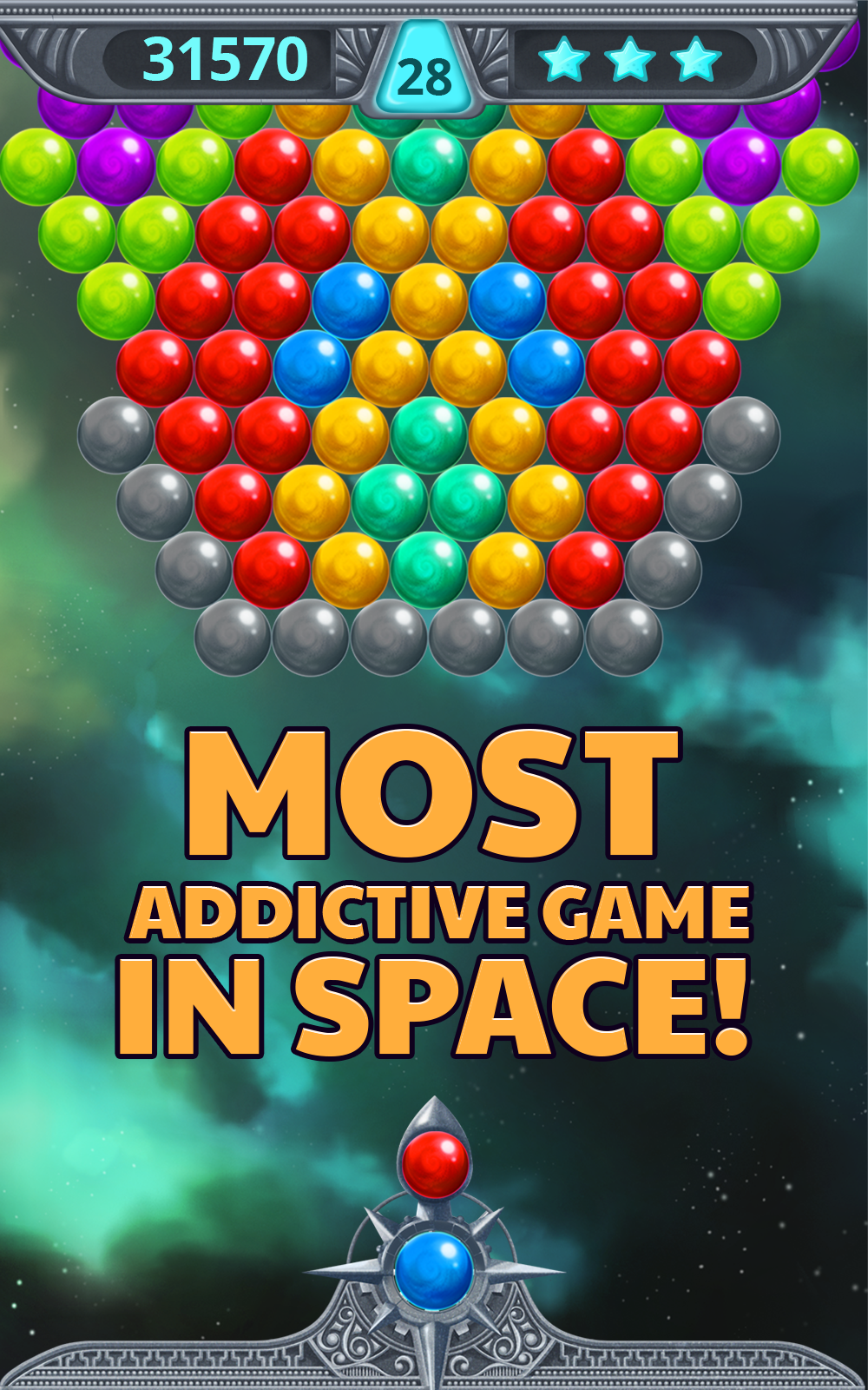 اسکرین شات 2 بازی Bubble Shooter Space