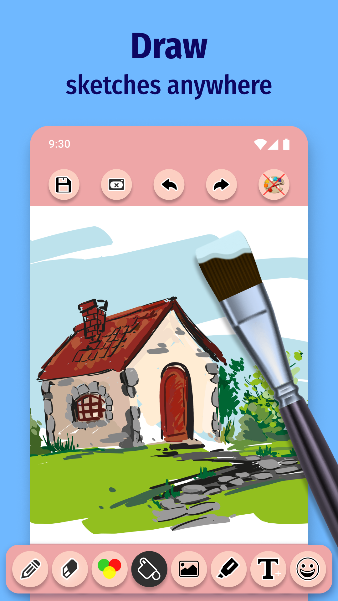 اسکرین شات 3 برنامه Paint for Android