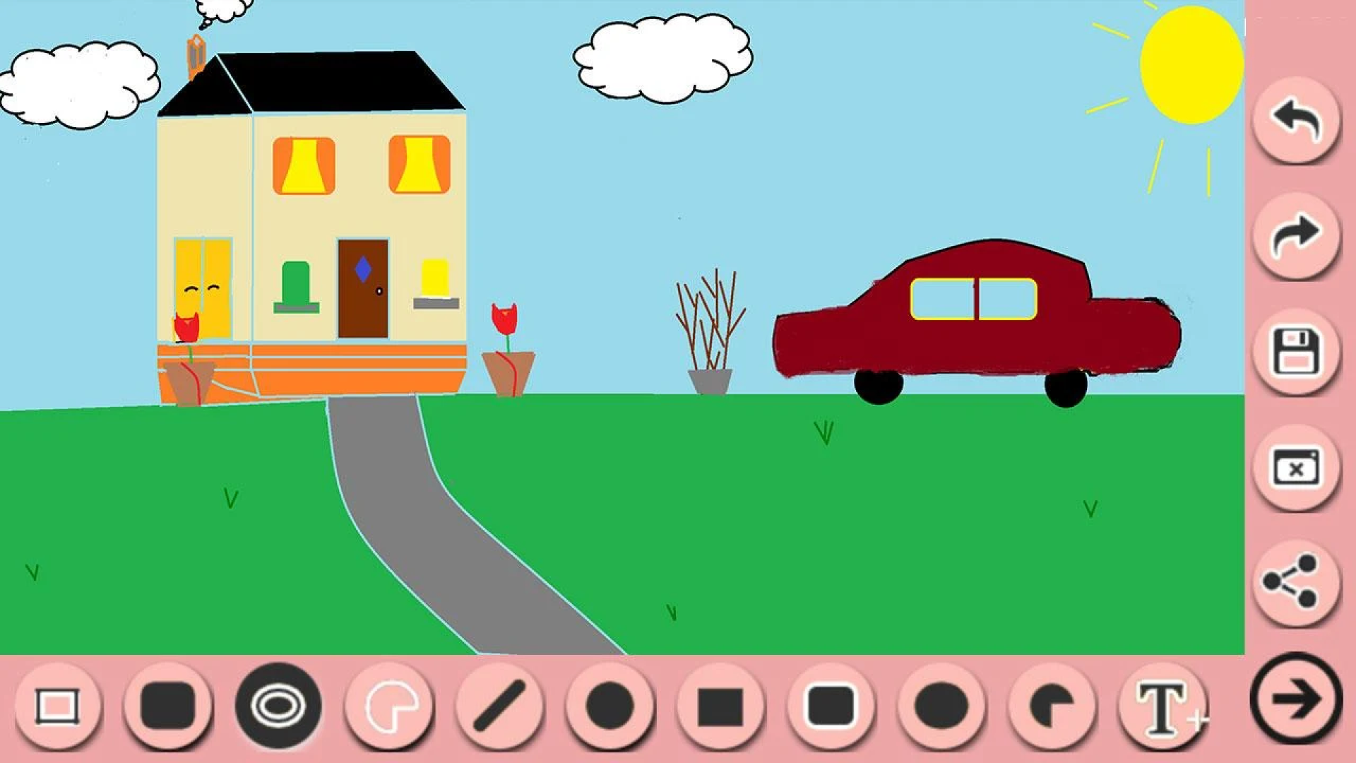 اسکرین شات 2 برنامه Paint for Android
