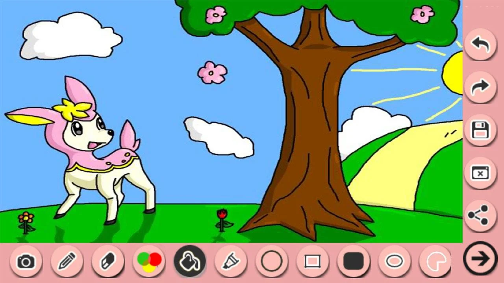 اسکرین شات 1 برنامه Paint for Android