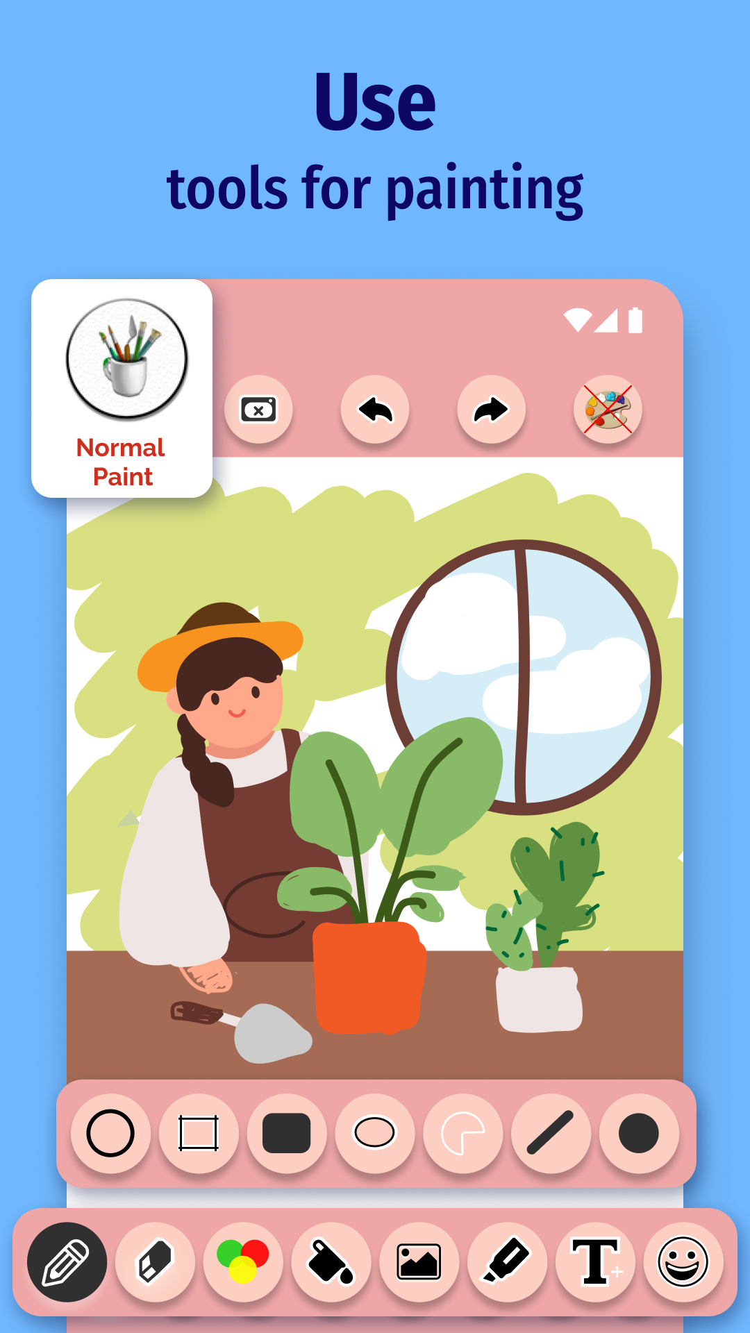 اسکرین شات 2 برنامه Paint for Android