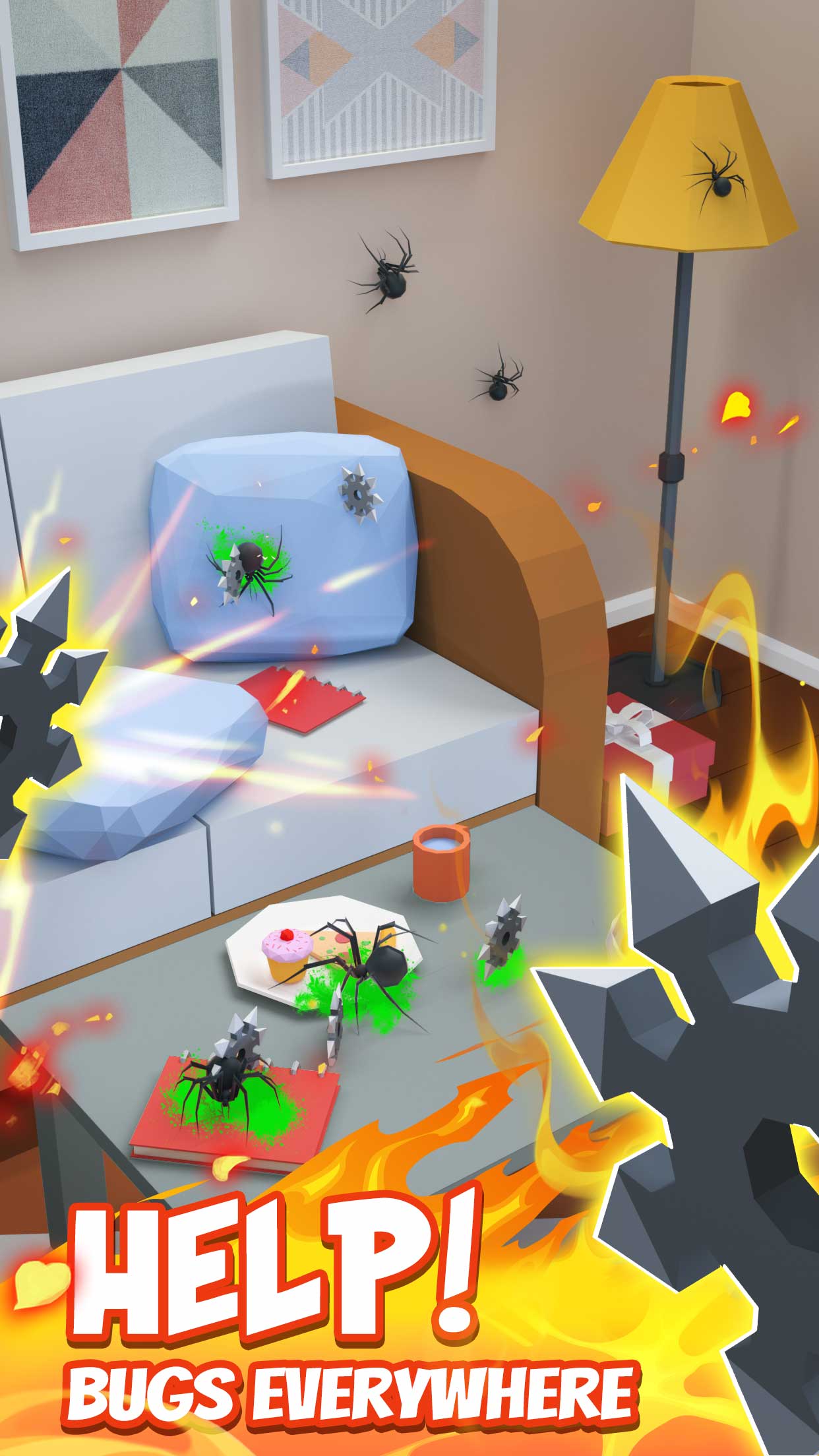 اسکرین شات 1 بازی Bug Busters - Spider Games