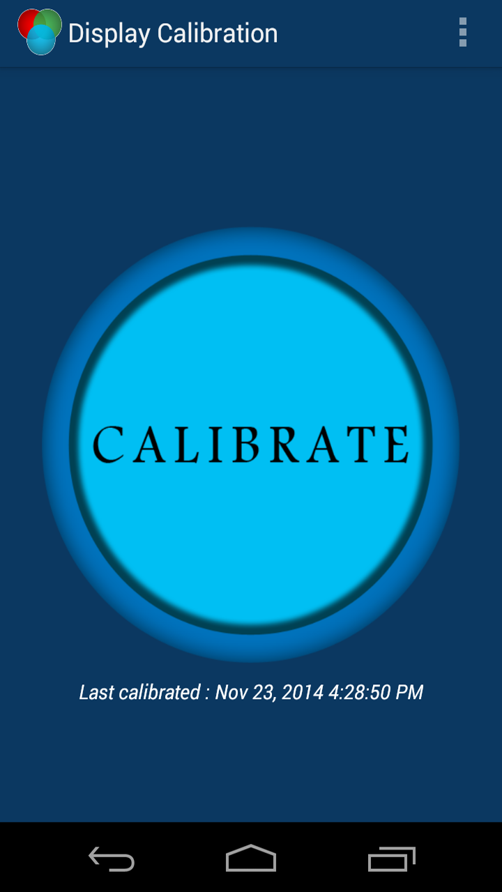 اسکرین شات 1 برنامه Display Calibration