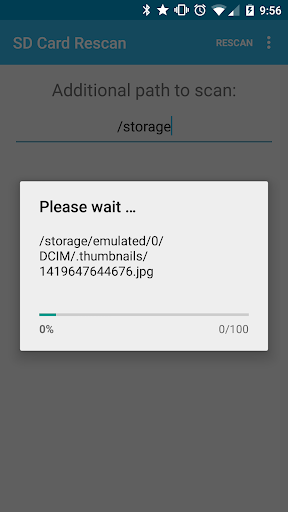 اسکرین شات 2 برنامه SD Scanner