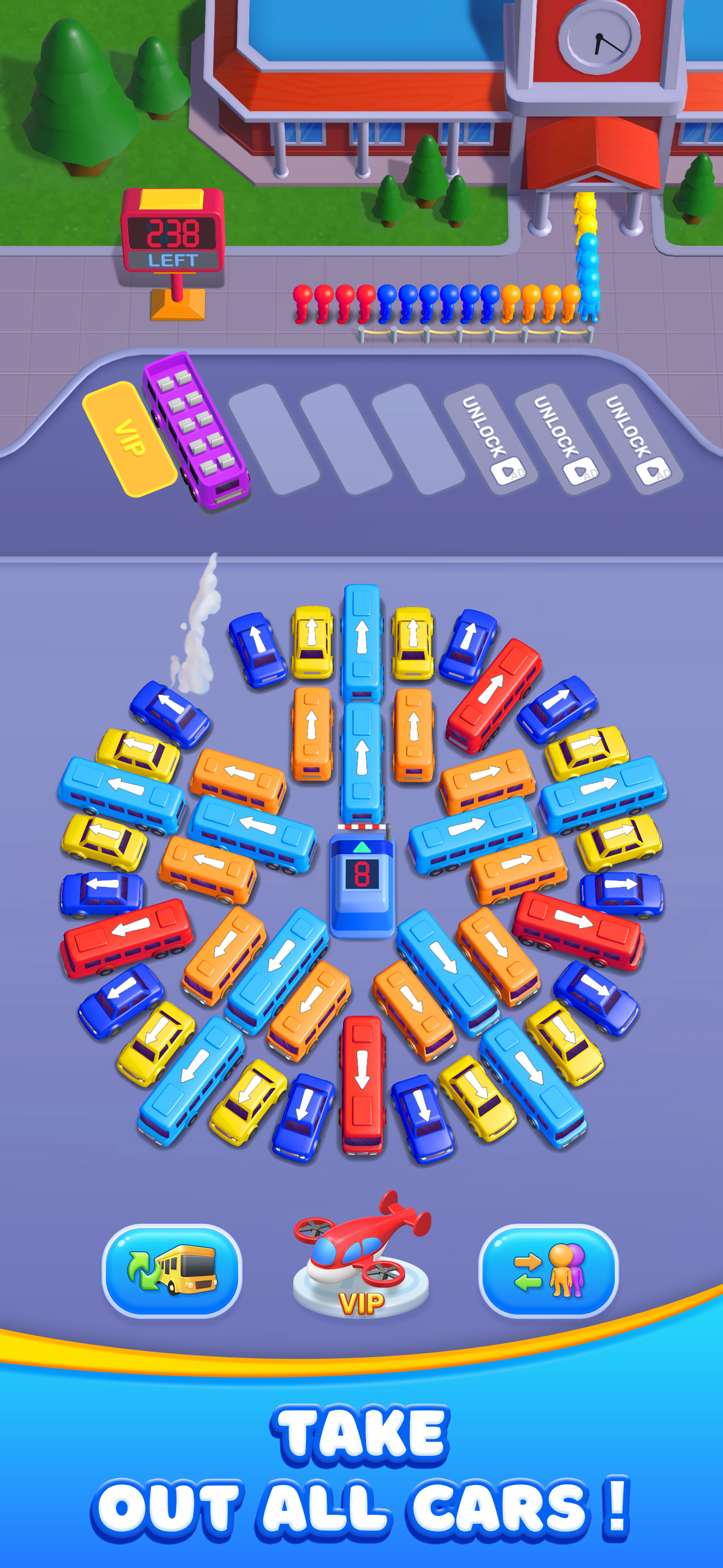 اسکرین شات 4 بازی Bus Go! Car Traffic Jam