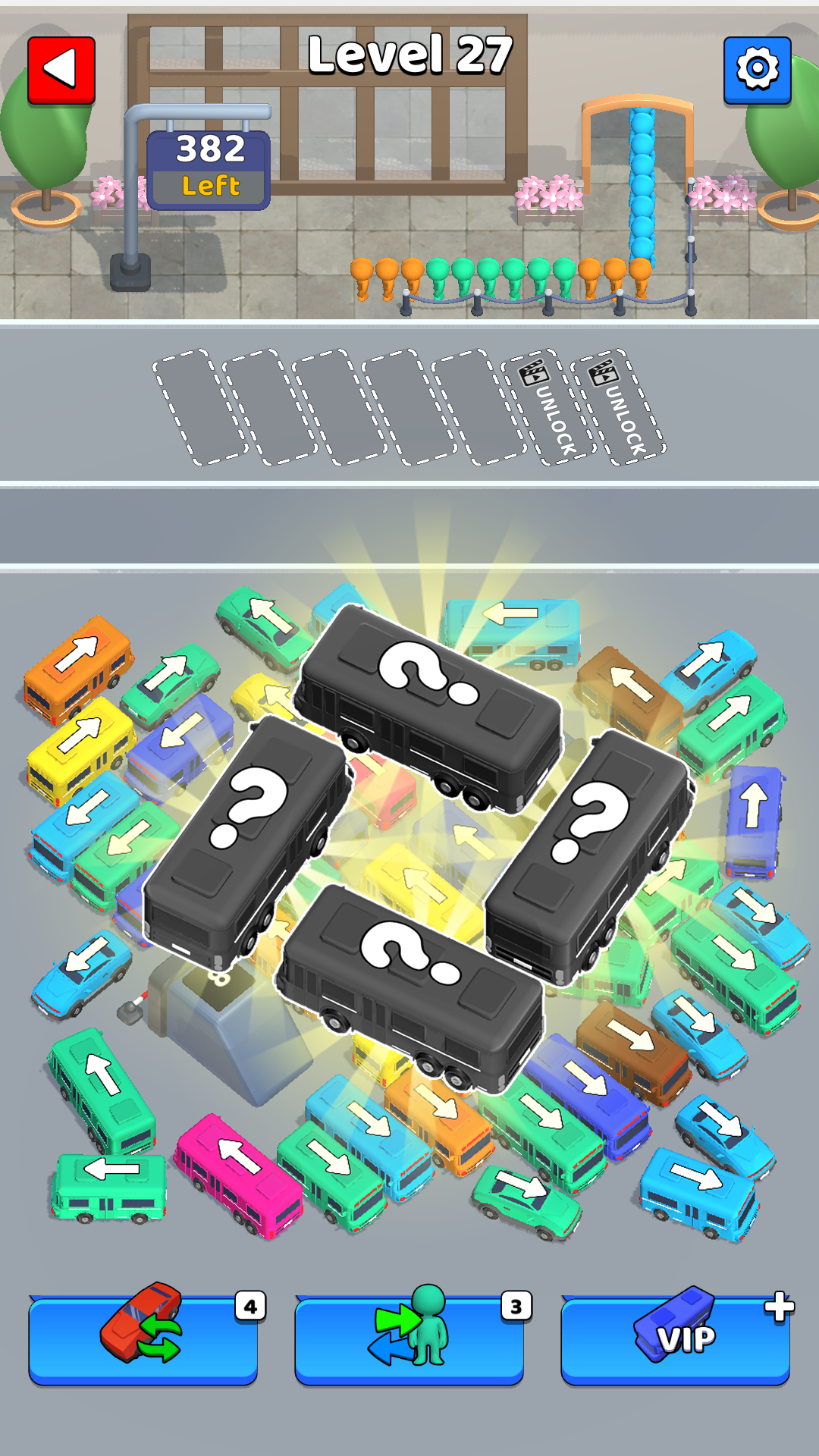 اسکرین شات 2 بازی Bus Mania Jam - Traffic Escape