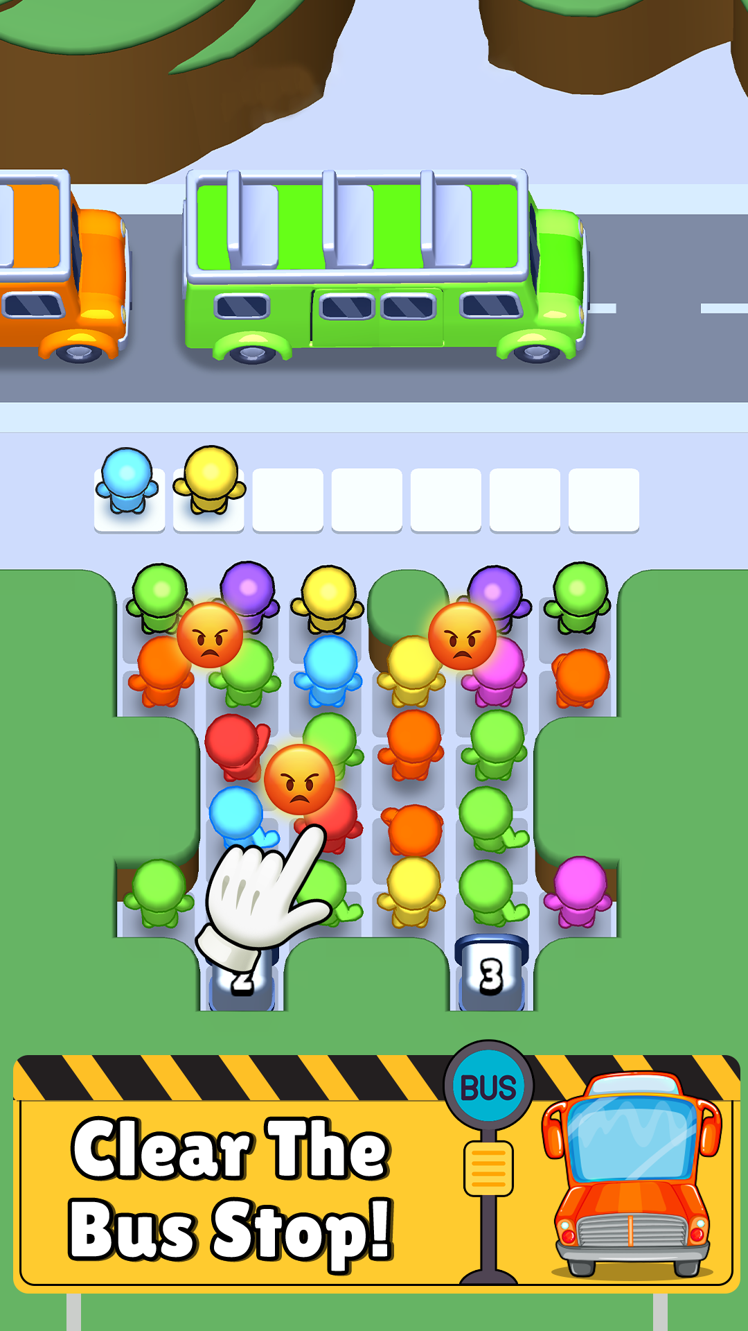 اسکرین شات 3 بازی Bus Escape 3D: Jam Puzzle