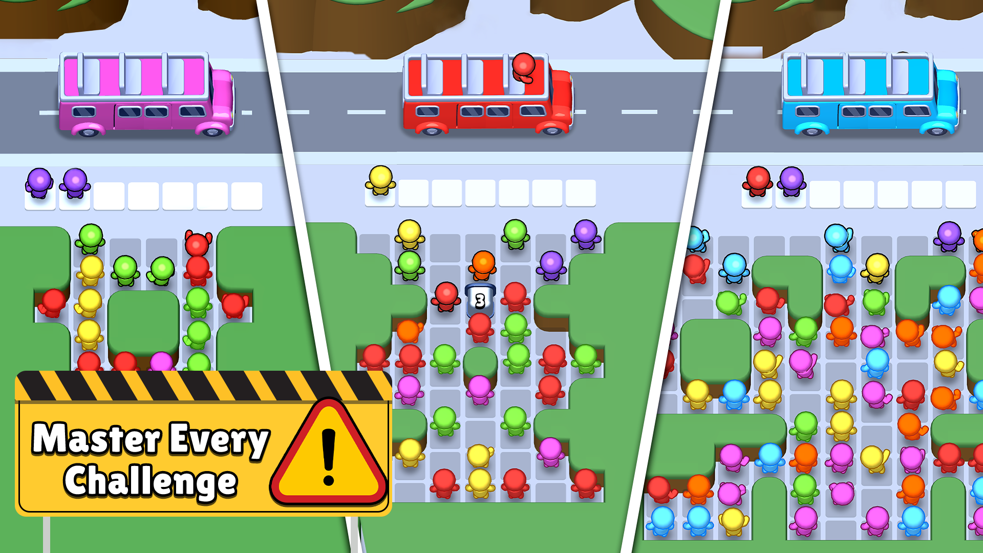 اسکرین شات 6 بازی Bus Escape 3D: Jam Puzzle