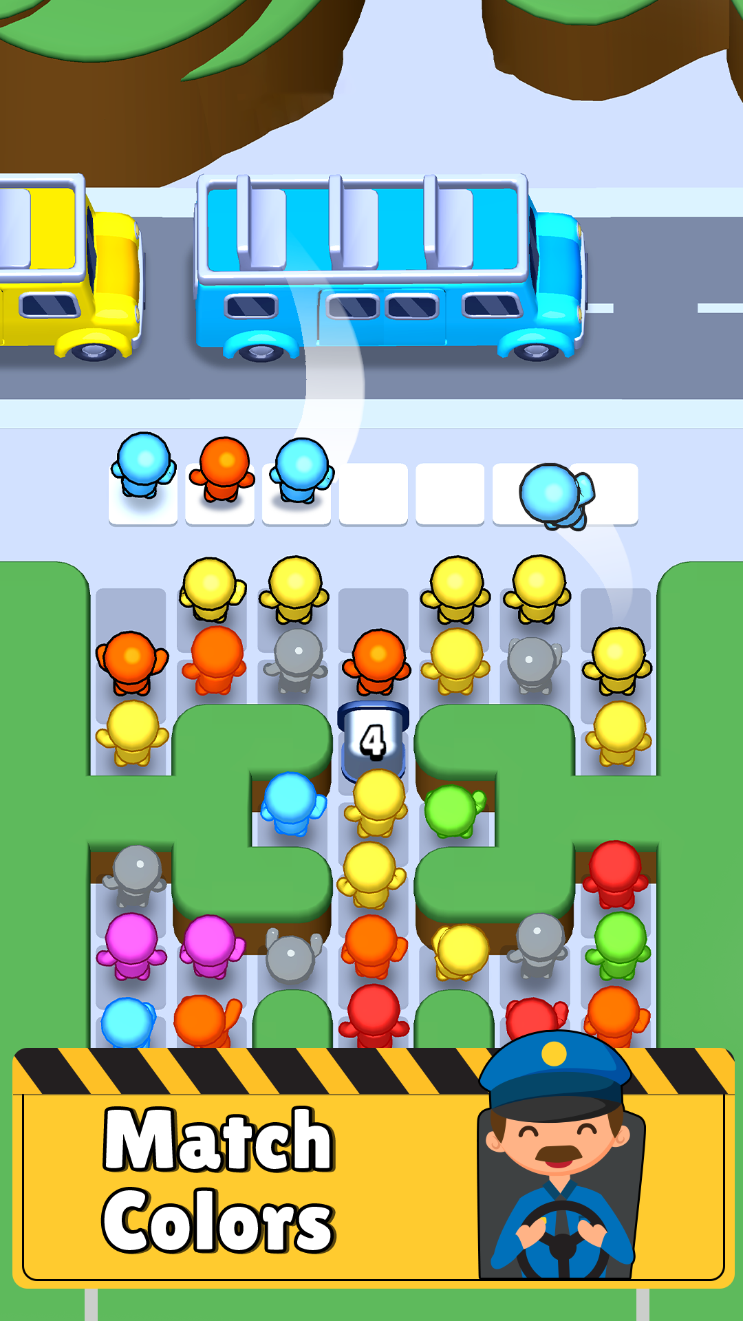 اسکرین شات 1 بازی Bus Escape 3D: Jam Puzzle