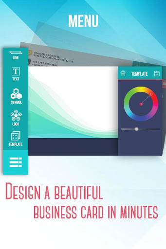 اسکرین شات 1 برنامه Business Card Maker & Creator