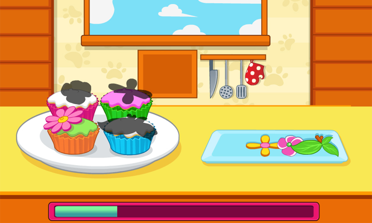 اسکرین شات 8 بازی Cook Flower Garden Cupcakes