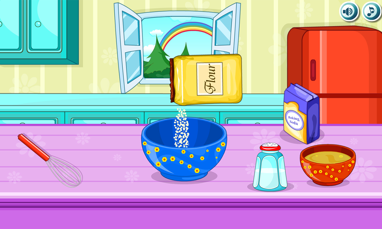 اسکرین شات 3 بازی Cooking Rainbow Birthday Cake