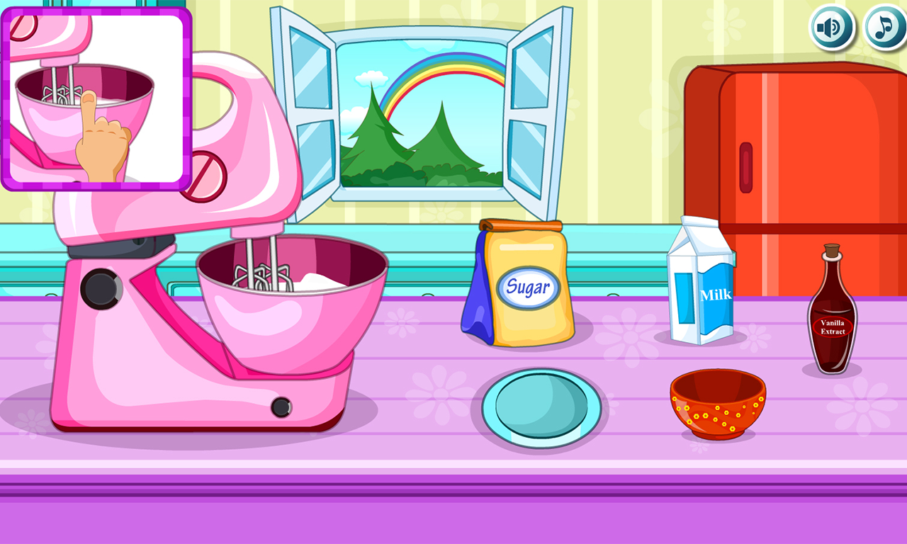 اسکرین شات 2 بازی Cooking Rainbow Birthday Cake