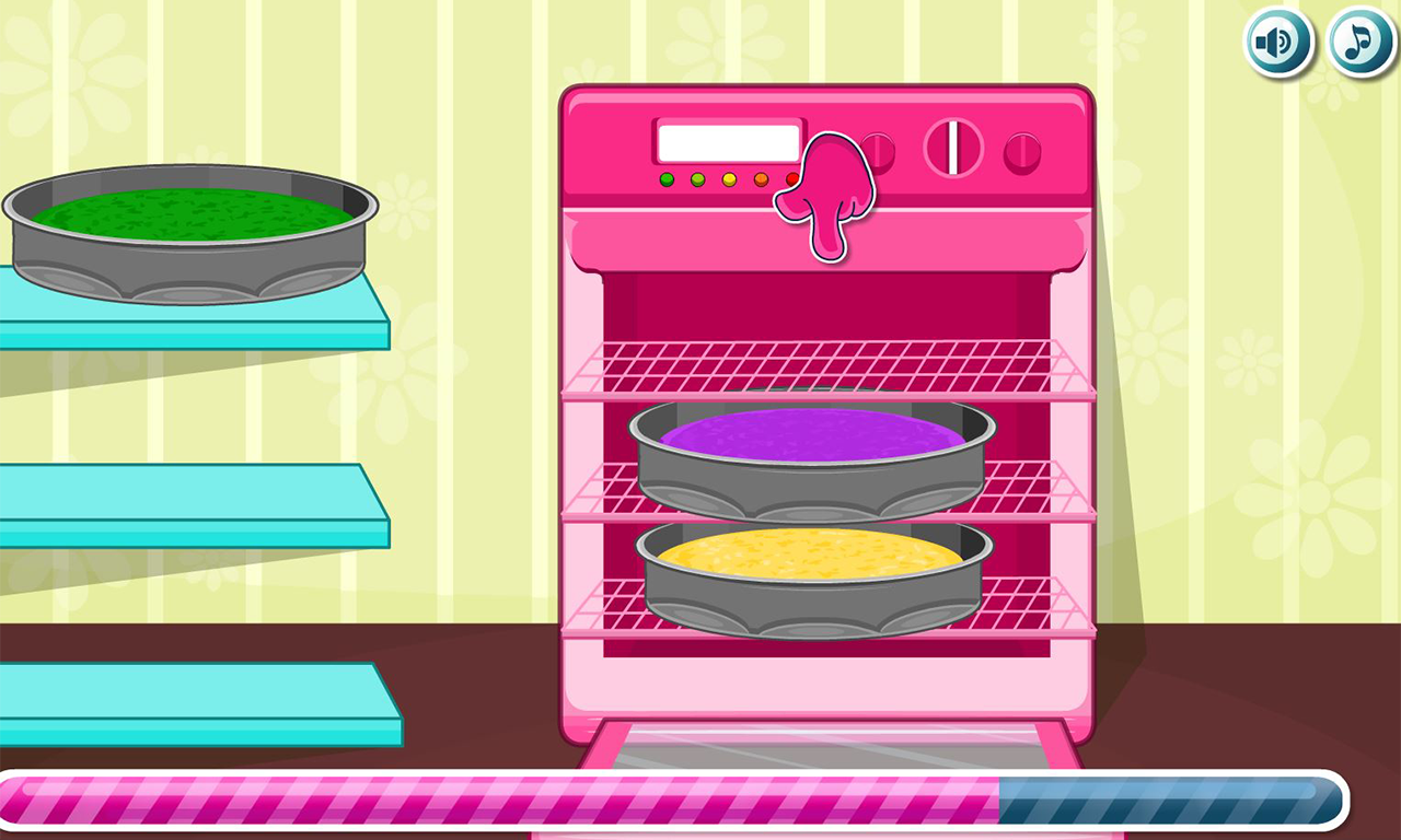 اسکرین شات 5 بازی Cooking Rainbow Birthday Cake