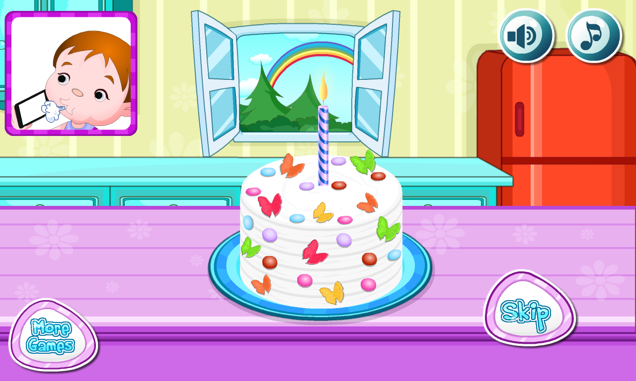 اسکرین شات 8 بازی Cooking Rainbow Birthday Cake