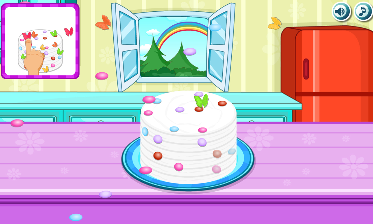 اسکرین شات 7 بازی Cooking Rainbow Birthday Cake