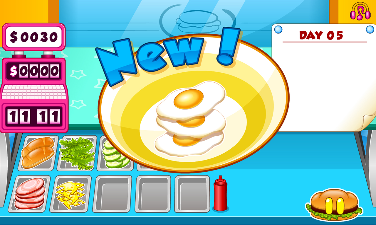 اسکرین شات 4 بازی Go Fast Cooking Sandwiches