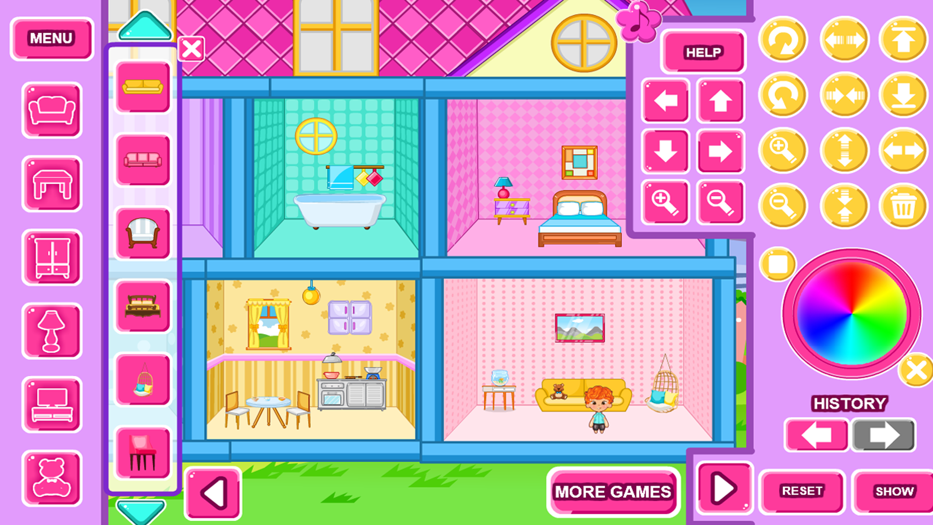 اسکرین شات 4 بازی Home Decoration Game