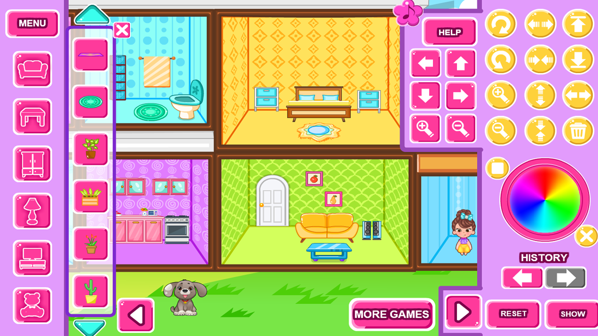 اسکرین شات 2 بازی Home Decoration Game