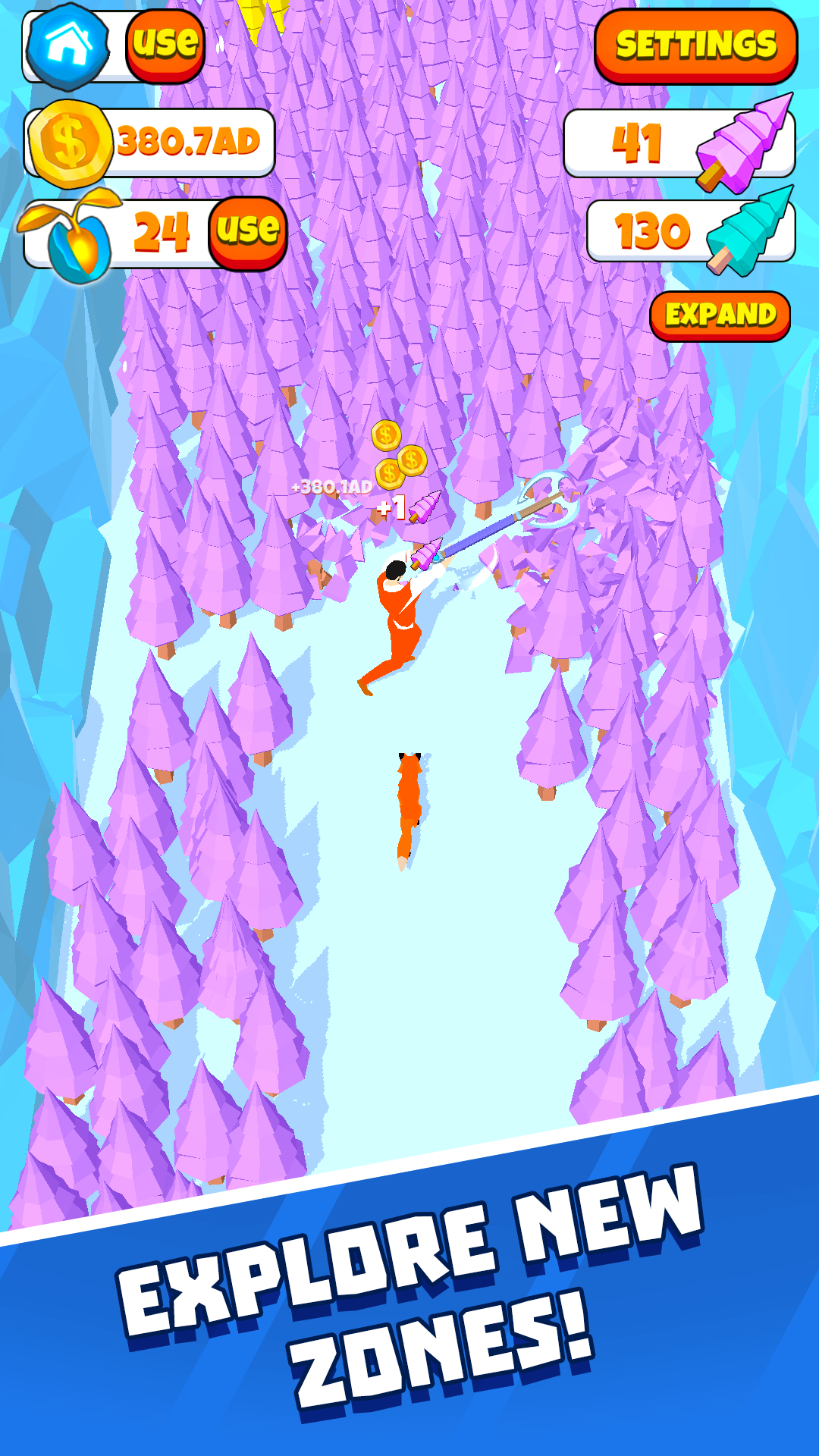 اسکرین شات 7 بازی Idle Lumberjack 2