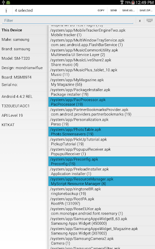 اسکرین شات 4 برنامه Package Browser