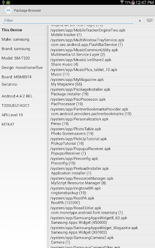 اسکرین شات 3 برنامه Package Browser