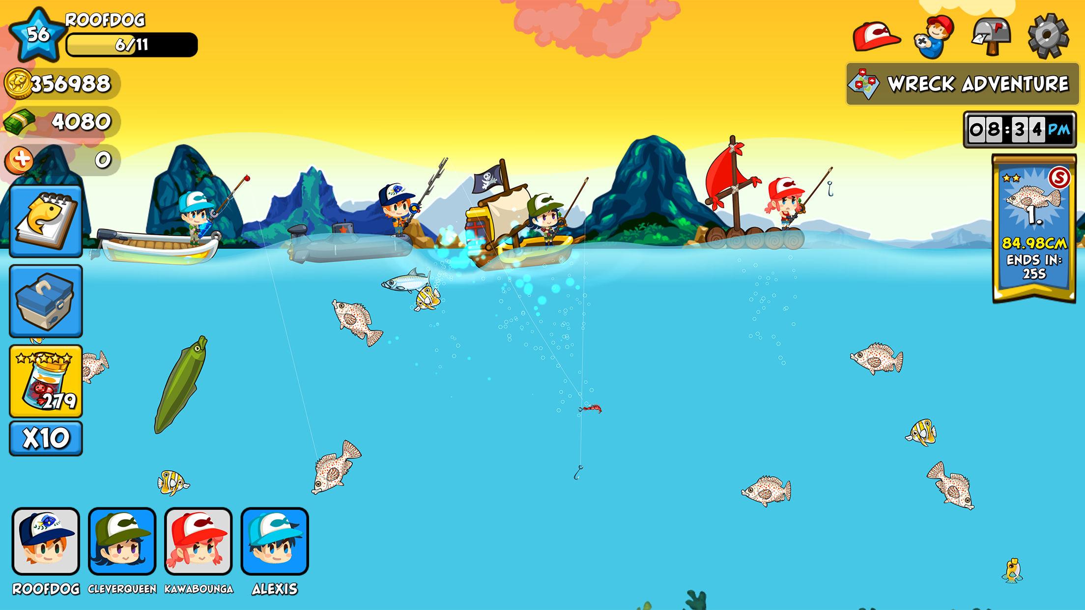 اسکرین شات 1 بازی Fishing Break Online