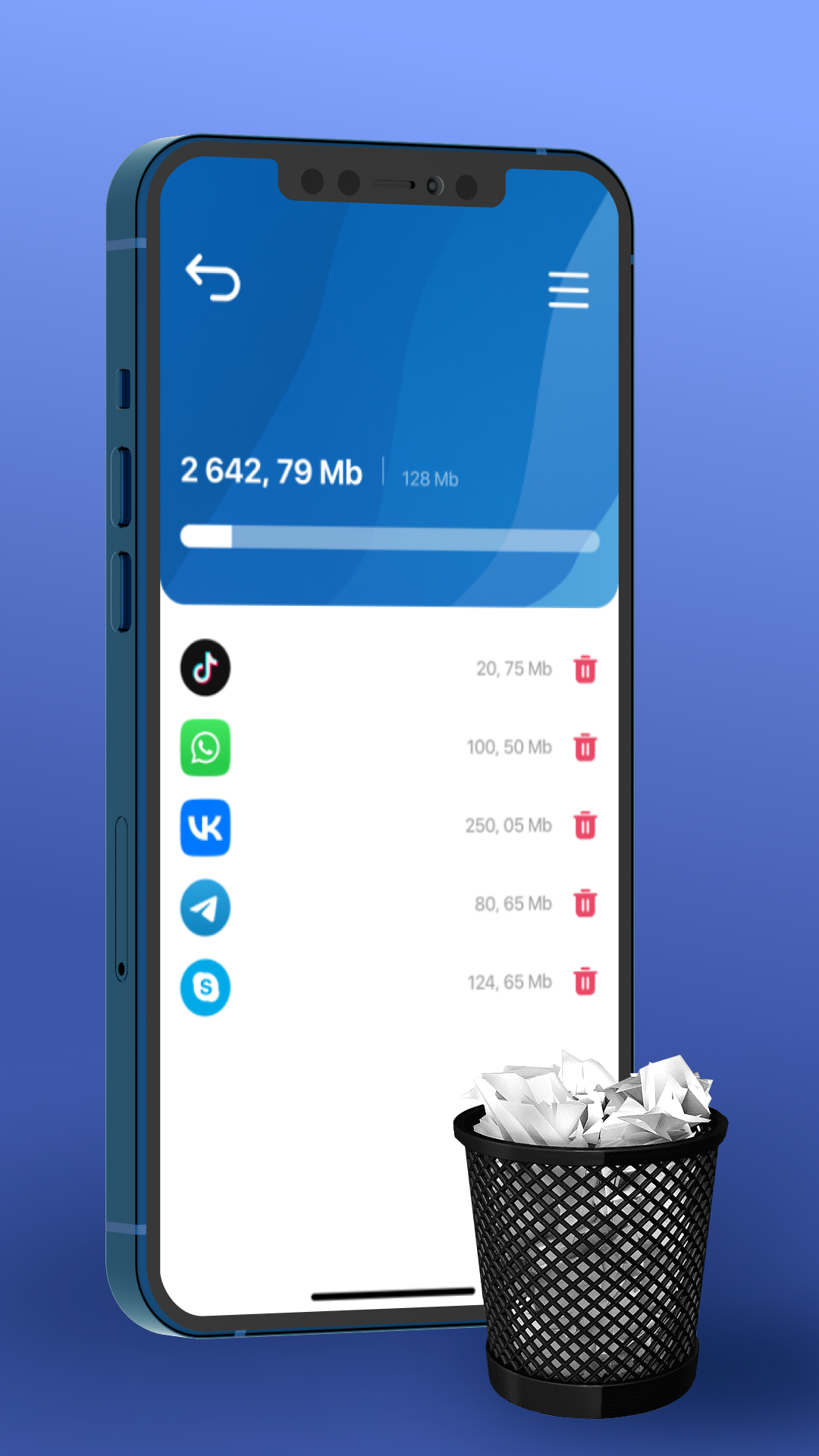 اسکرین شات 1 برنامه Cleaner: mobile phone cleaning