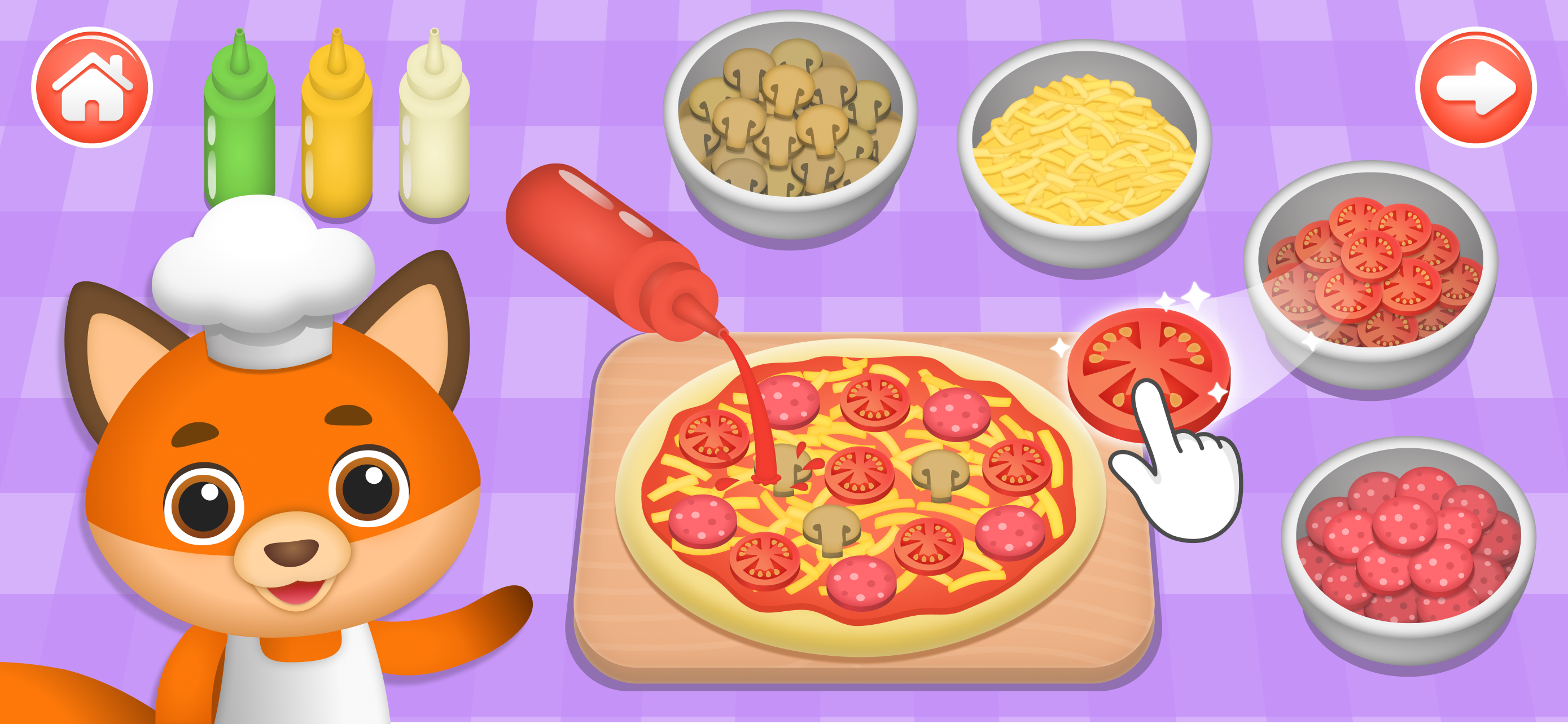 اسکرین شات 2 بازی Kids Cooking Games 2+ Year Old