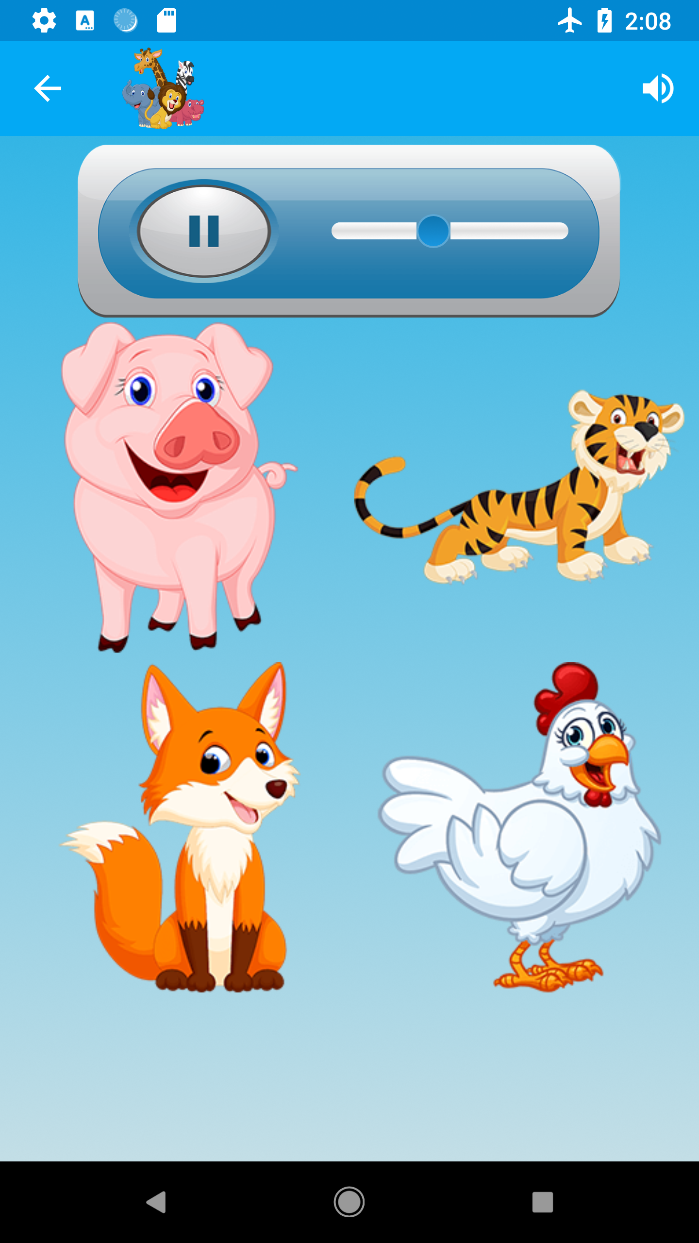 اسکرین شات 7 برنامه Animal Sounds