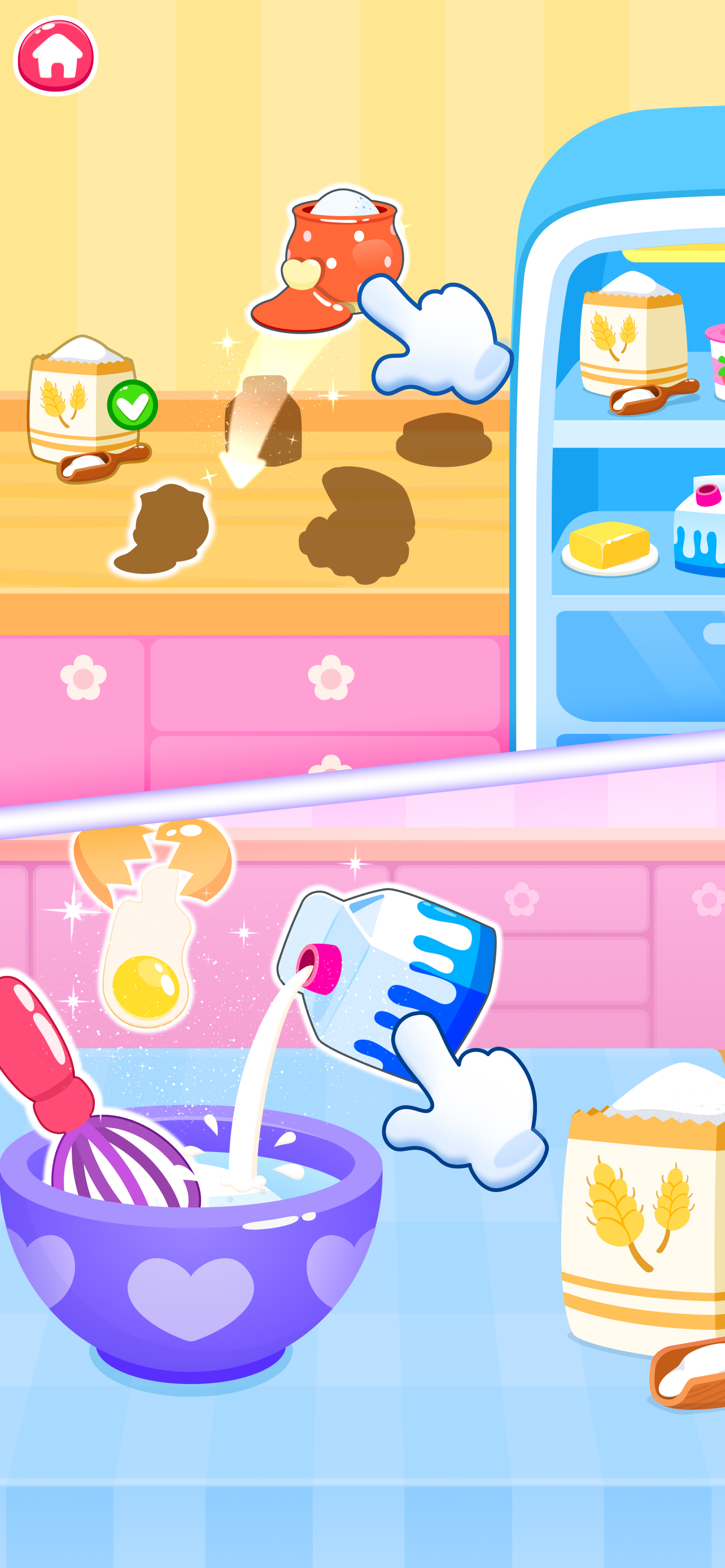 اسکرین شات 4 بازی Cake Cooking Games for Kids 2+