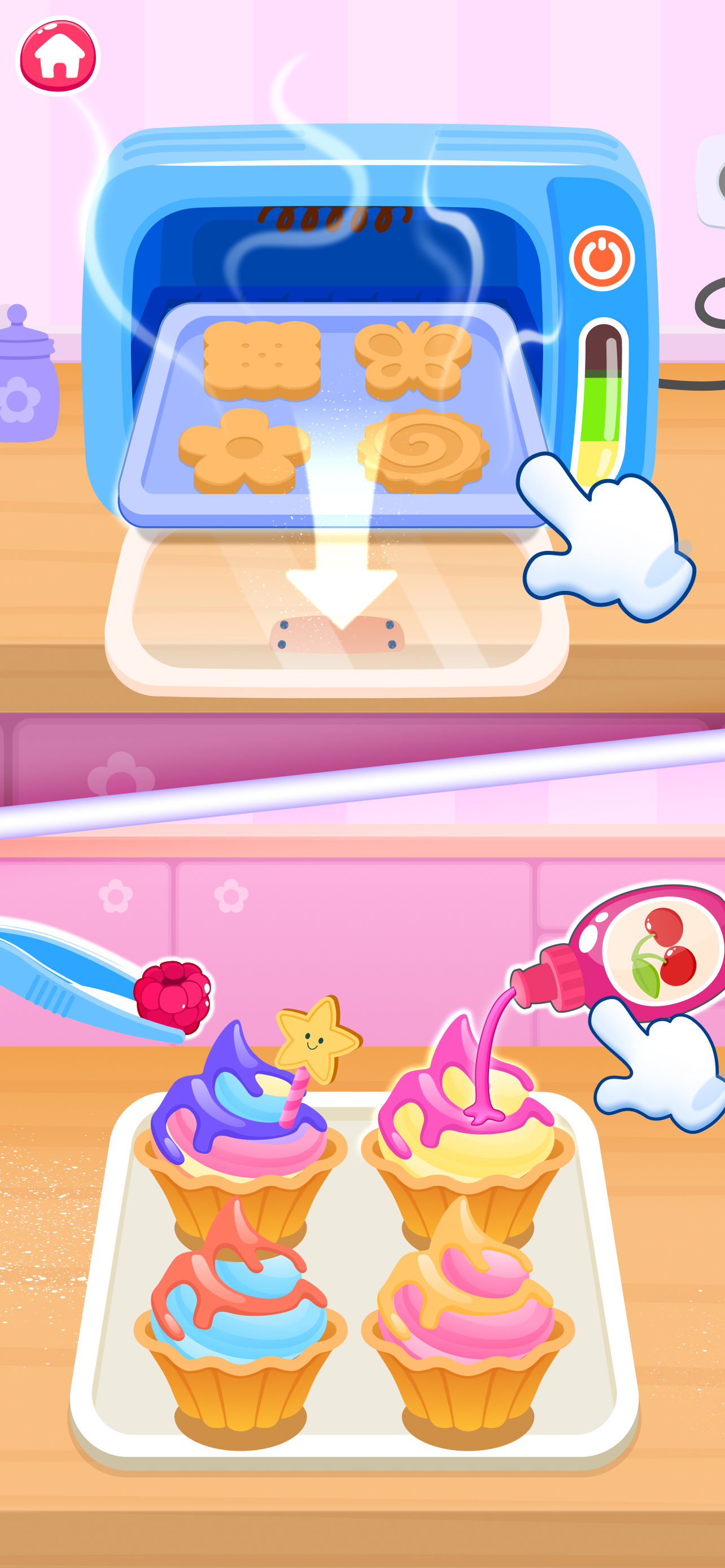 اسکرین شات 6 بازی Cake Cooking Games for Kids 2+