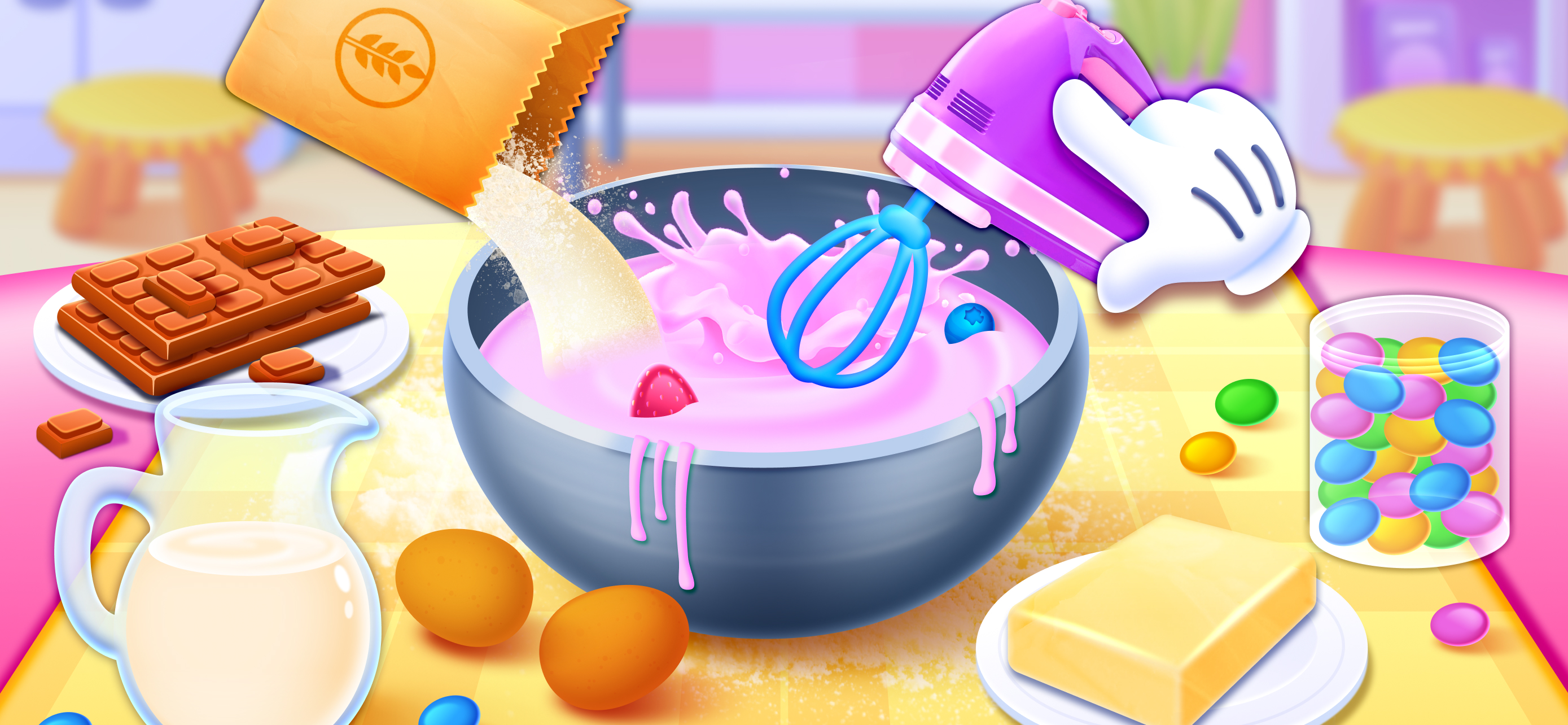 اسکرین شات 3 بازی Cake Cooking Games for Kids 2+