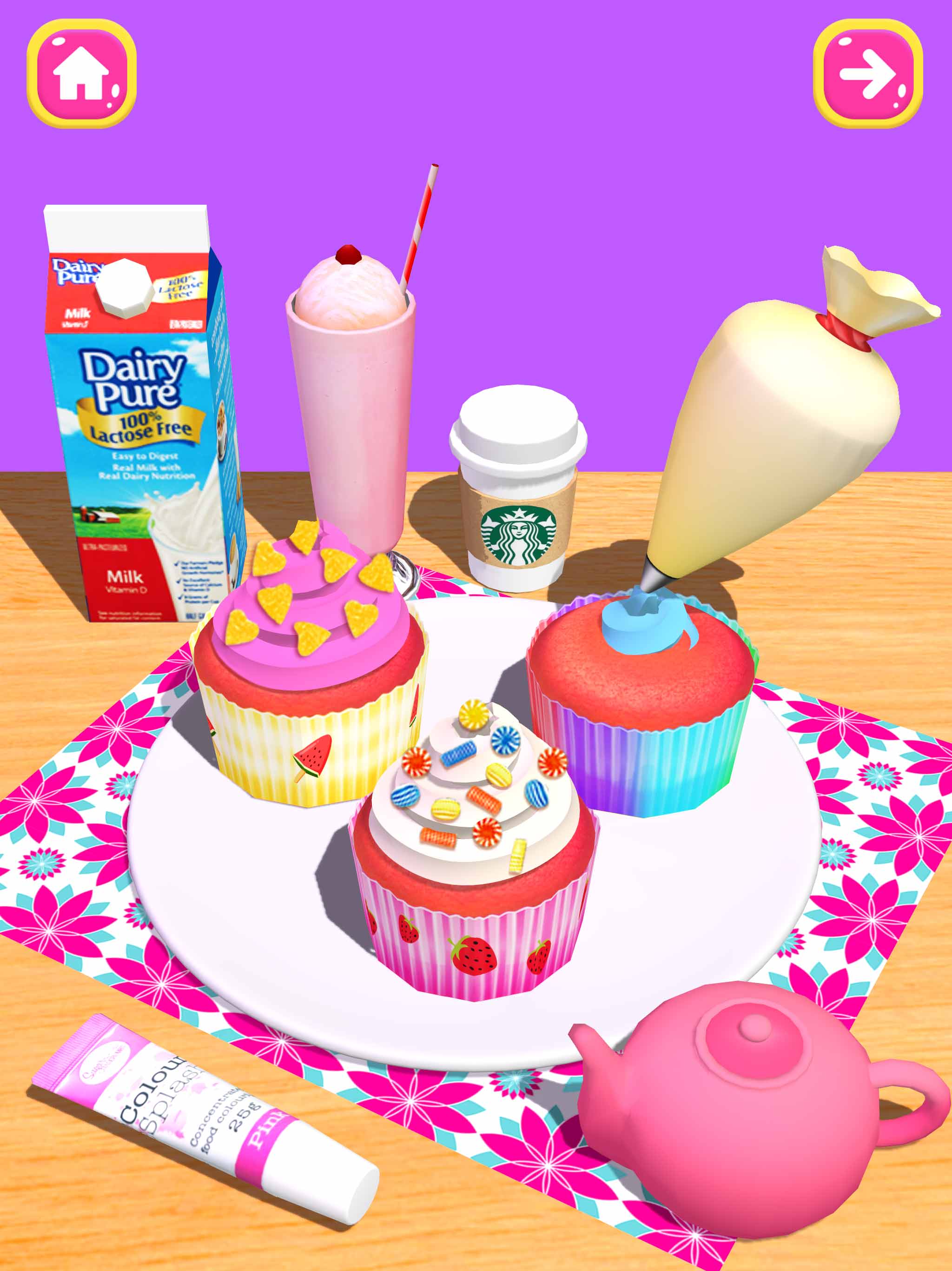 اسکرین شات 6 بازی Cake Games: DIY Food Games 3D