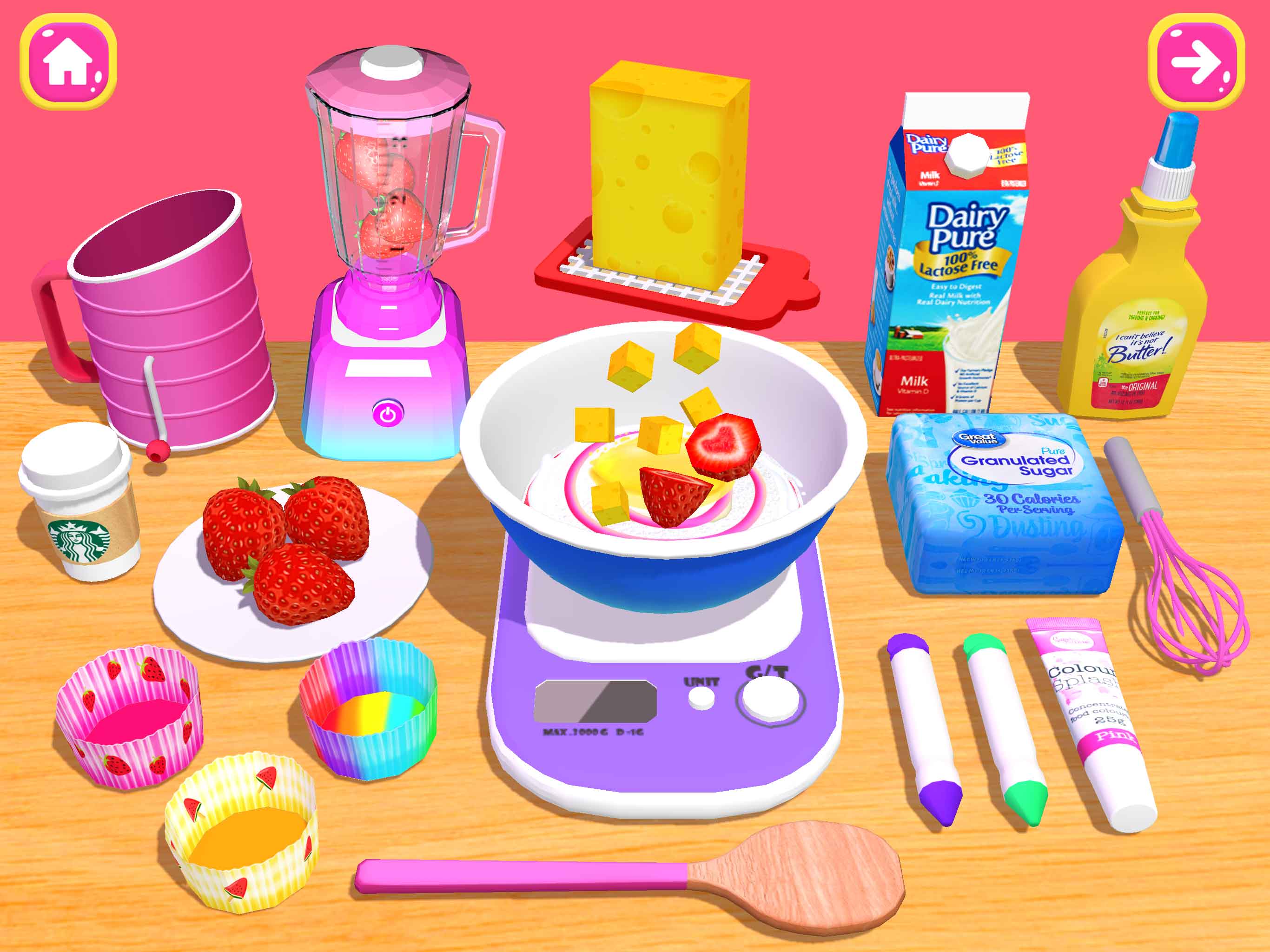 اسکرین شات 8 بازی Cake Games: DIY Food Games 3D