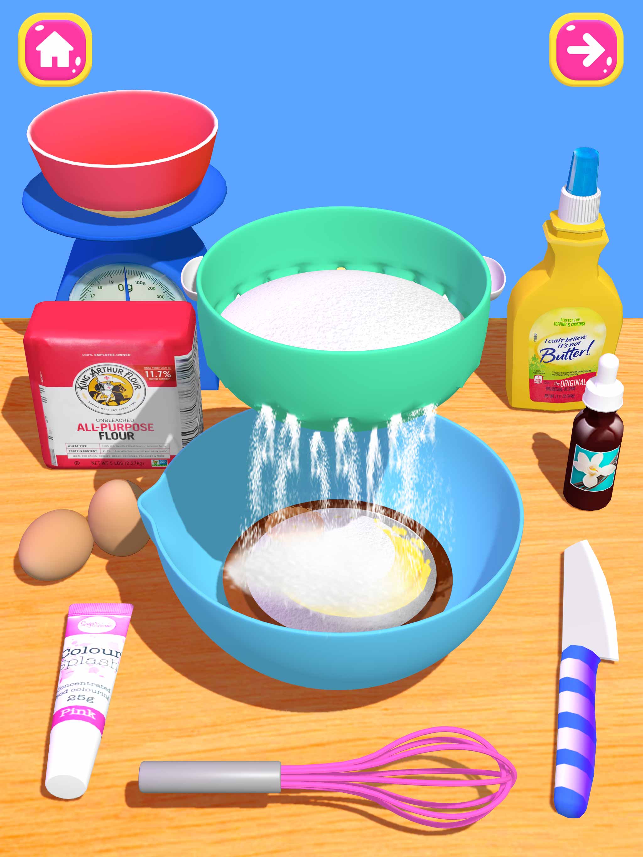 اسکرین شات 4 بازی Cake Games: DIY Food Games 3D