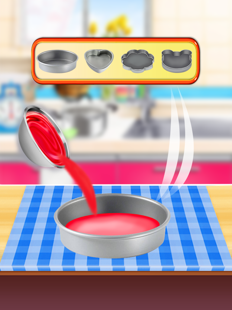 اسکرین شات 5 برنامه Cake Cooking Maker Games