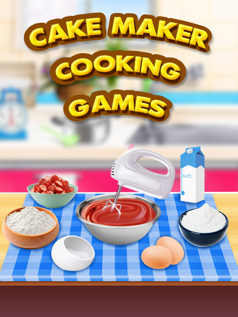 اسکرین شات 1 برنامه Cake Cooking Maker Games
