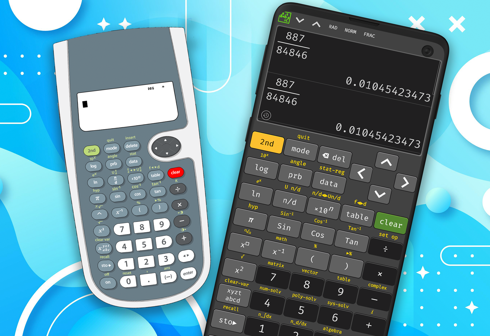 اسکرین شات 1 برنامه Scientific calculator 30 34