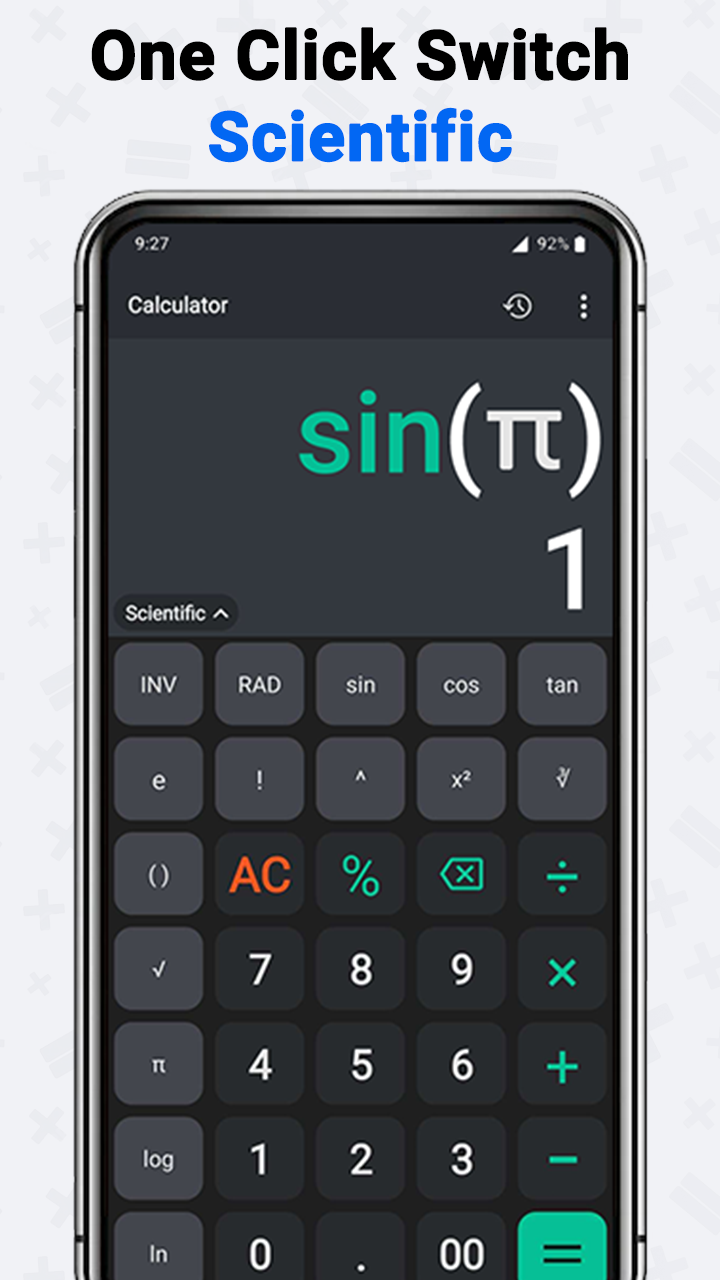 اسکرین شات 3 برنامه Calculator: Calculator App