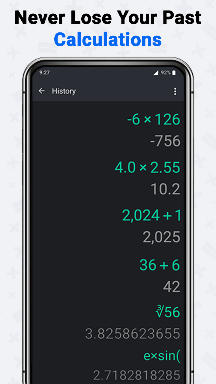 اسکرین شات 5 برنامه Calculator: Calculator App