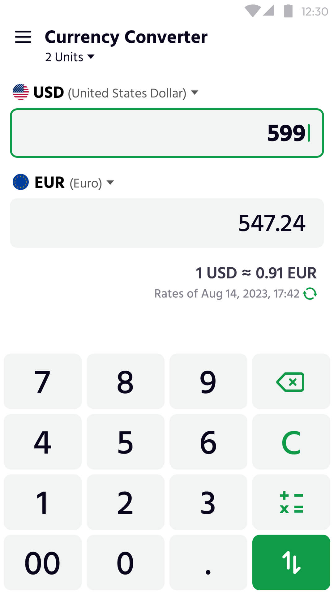 اسکرین شات 3 برنامه Calculator: Simple Calculator