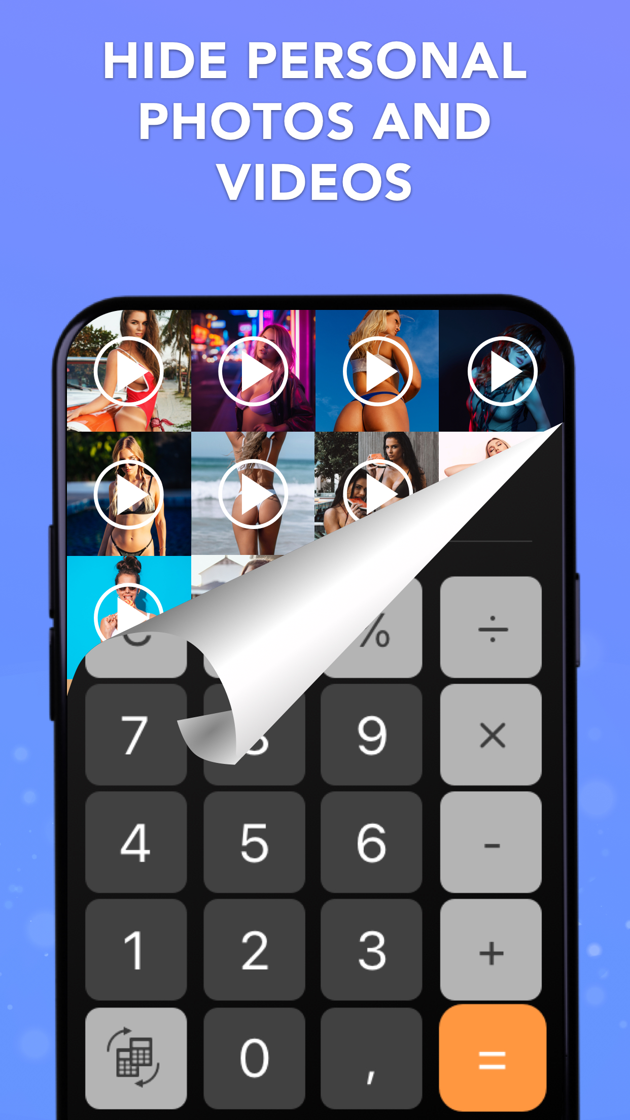 اسکرین شات 3 برنامه Calculator Vault - Hide Photos