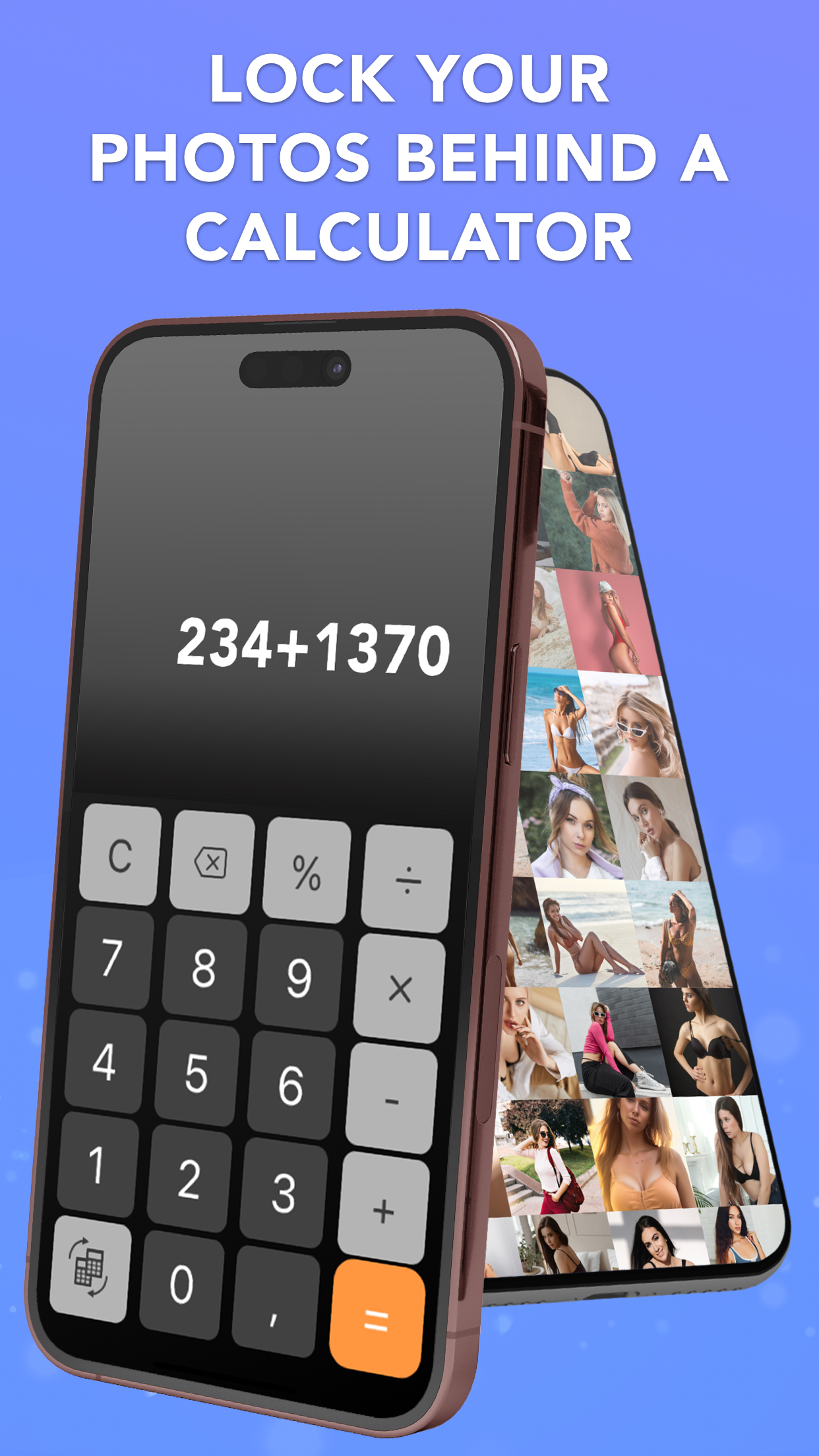 اسکرین شات 1 برنامه Calculator Vault - Hide Photos