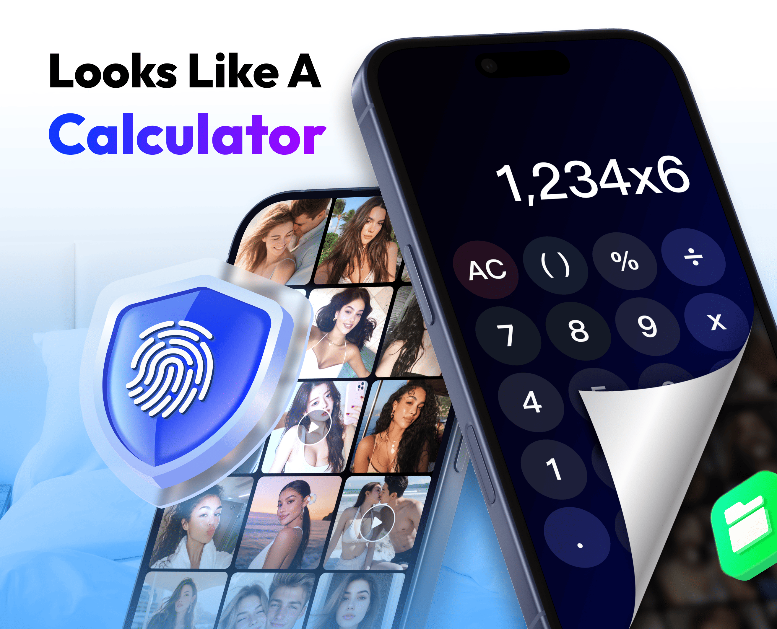 اسکرین شات 1 برنامه Calculator Lock - Photo Vault