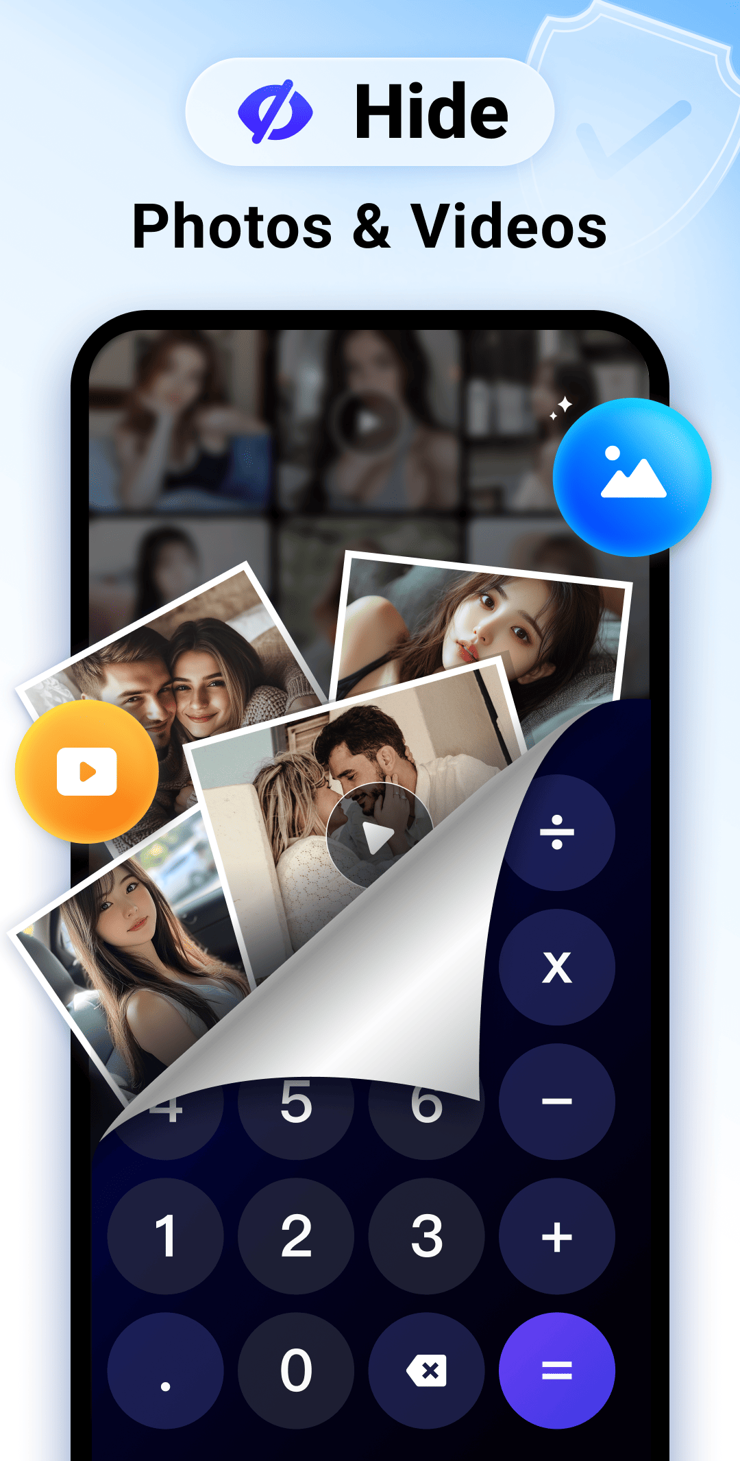 اسکرین شات 3 برنامه Calculator Lock - Photo Vault